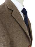 BROWN HERRINGBONE TWEED 2 PIECE SUIT