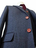 CHARCOAL HERRINGBONE TWEED 3 PIECE SUIT