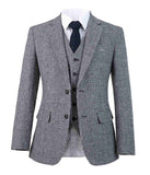 CLASSIC HOUNDSTOOTH TWEED 3 PIECE SUIT