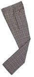 RETRO BROWN PLAID TWEED 3 PIECE SUIT